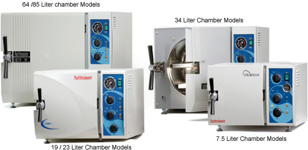 Medical Clinics & OR-Tabletop Autoclaves-Semi-Automatic Autoclaves-SeriesM and MK-Tuttnauer